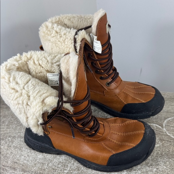 Ugg Winter Snow Butte Boots Worchester Men Size 7 Women Size 8.5 Lined - Picture 2 of 10